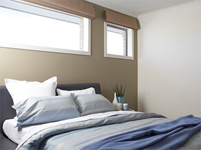 Khaki feature bedroom wall project